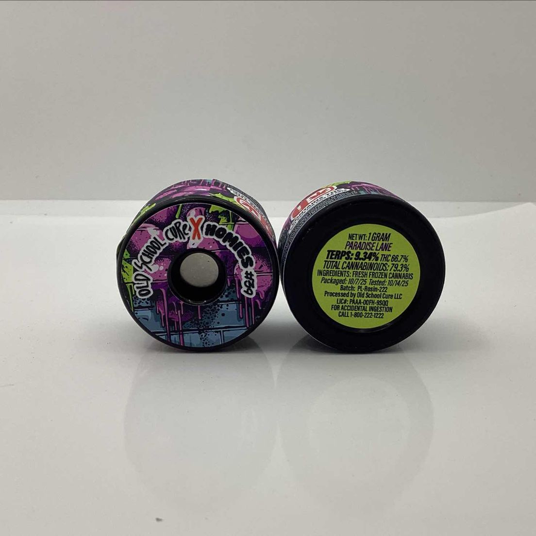 Old School Cure - Live Rosin - 73-159u - 1 gram - Paradise Lane