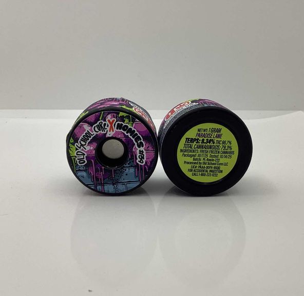 Old School Cure - Live Rosin - 73-159u - 1 gram - Paradise Lane