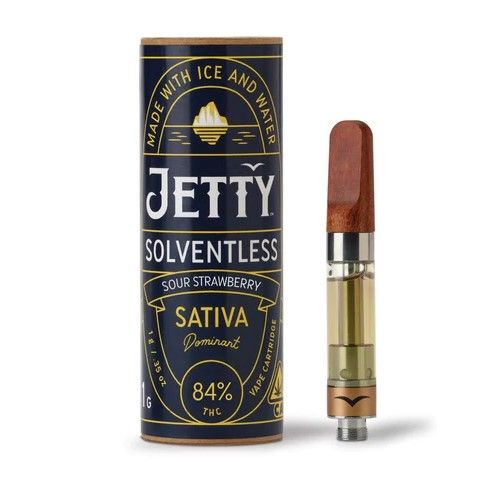 Jetty Solventless Cartridge Sour Strawberry 1g