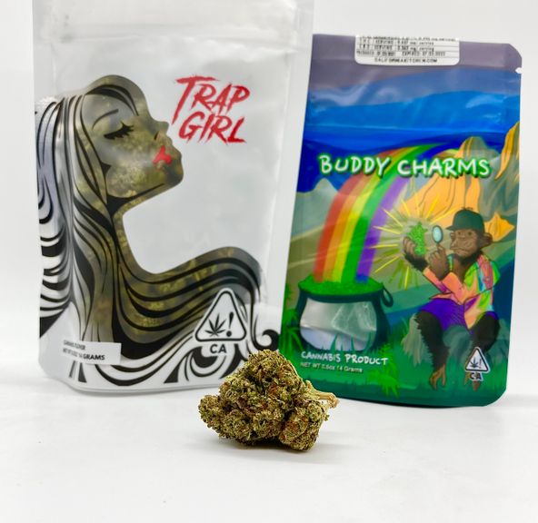 *Deal! $75 1/2 oz. Gushers (Indoor/26.09%/Hybrid) - Trap Girl + Buddy Charms
