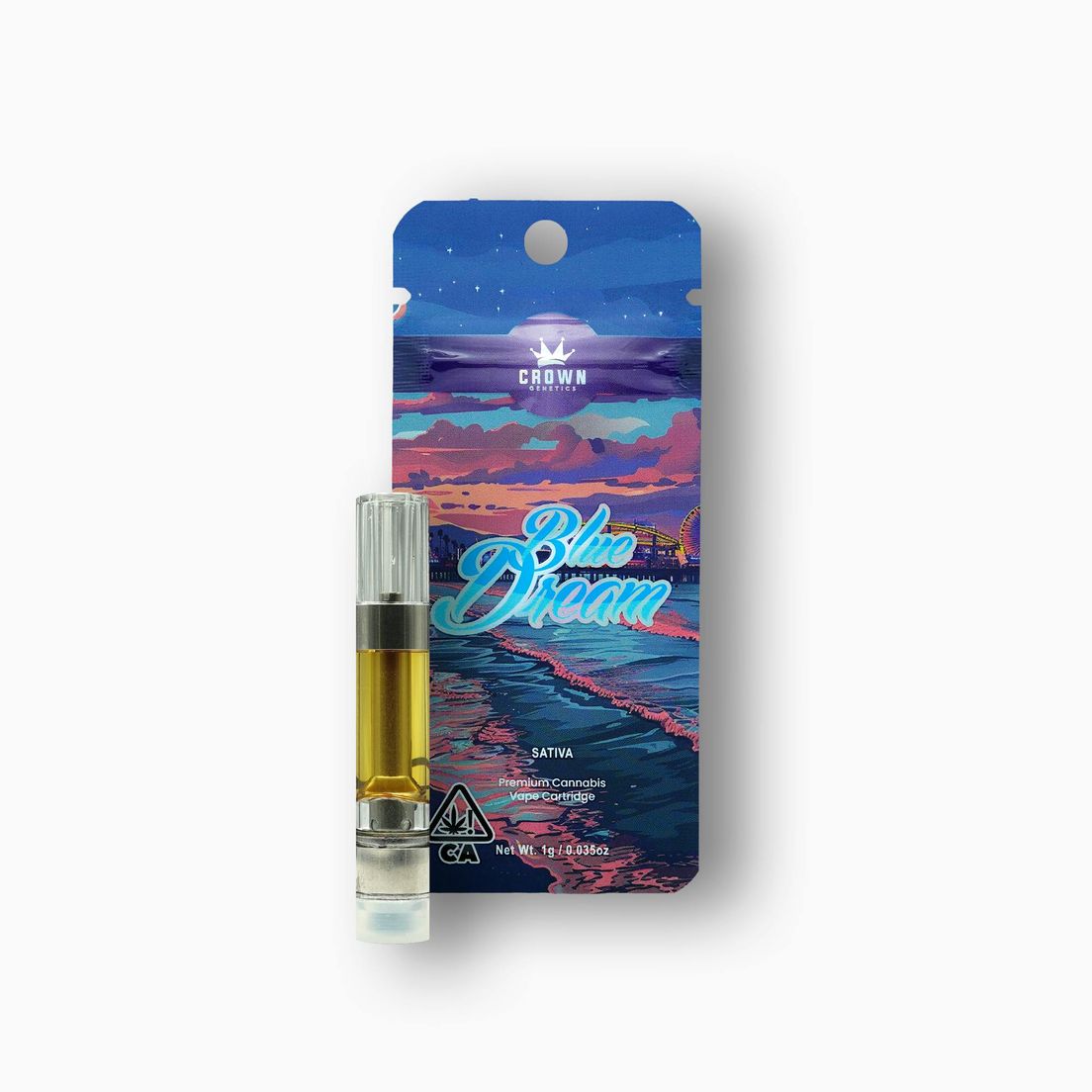 Crown | Vape Cart | 1g | Distillate | Blue Dream