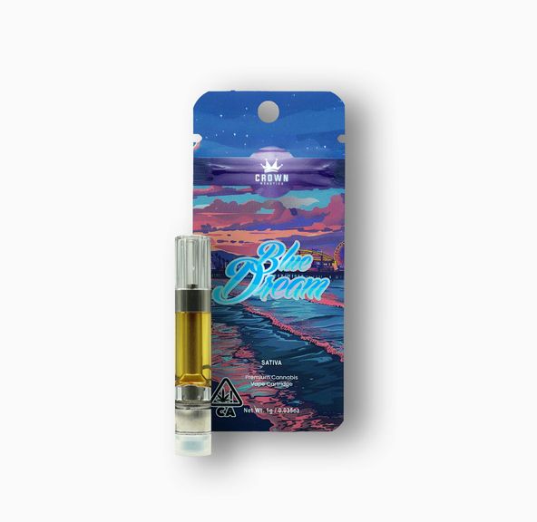 Crown | Vape Cart | 1g | Distillate | Blue Dream