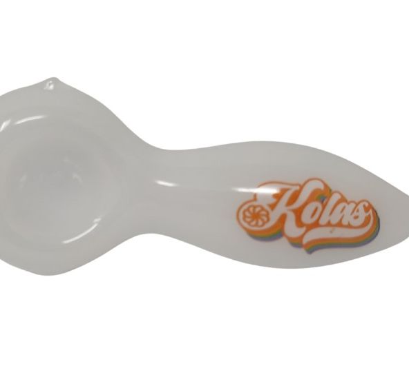 Kolas Branded Pipe 70's Logo White