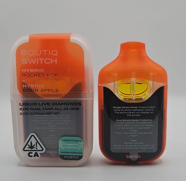 Boutiq - Disposable - Switch - Rocket Pop x Sour Apple - 2g
