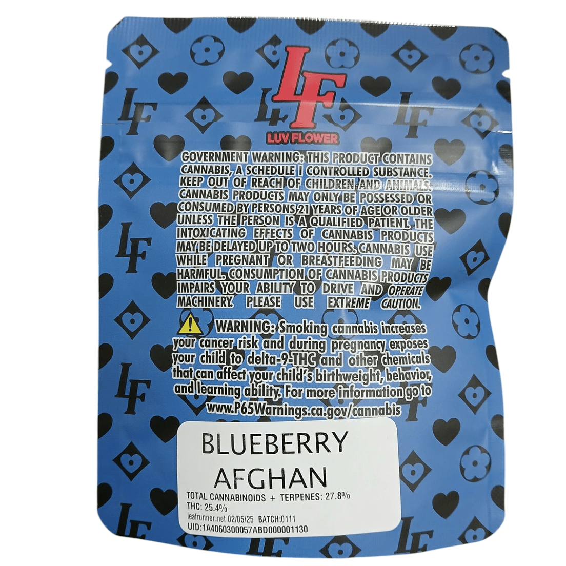 Luv - Blueberry Afghan 3.5g Flower