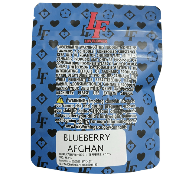 Luv - Blueberry Afghan 3.5g Flower