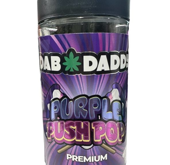 Dab Daddy - 1/2 Oz Premium Flower - Purple Push Pop - 14g