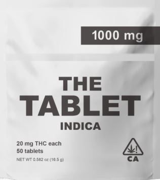 The Tablet Indica 20mg 50pk 1000mg