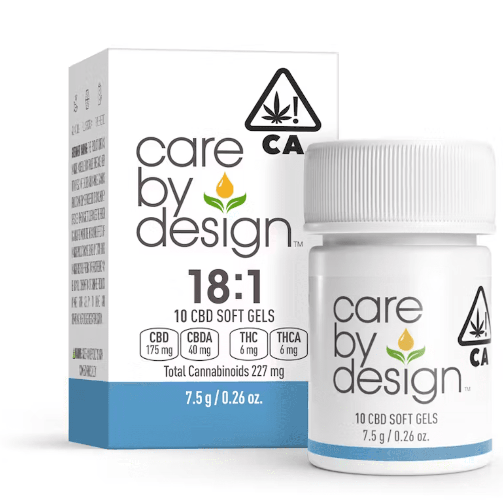 18:1 Full Spectrum CBD Soft Gels 6mg THC 10ct