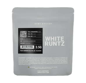 3.5G LIGHT GREY LABEL - WHITE RUNTZ