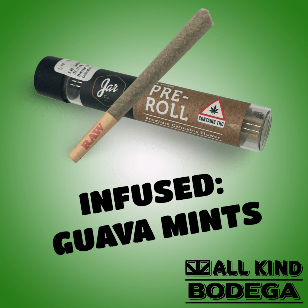 Infused - Guava Mints 1g Preroll (@jarcannabis2.0)