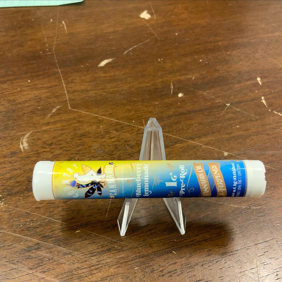 Blueberry Lemonade Country Cannabis Infused Preroll 1g