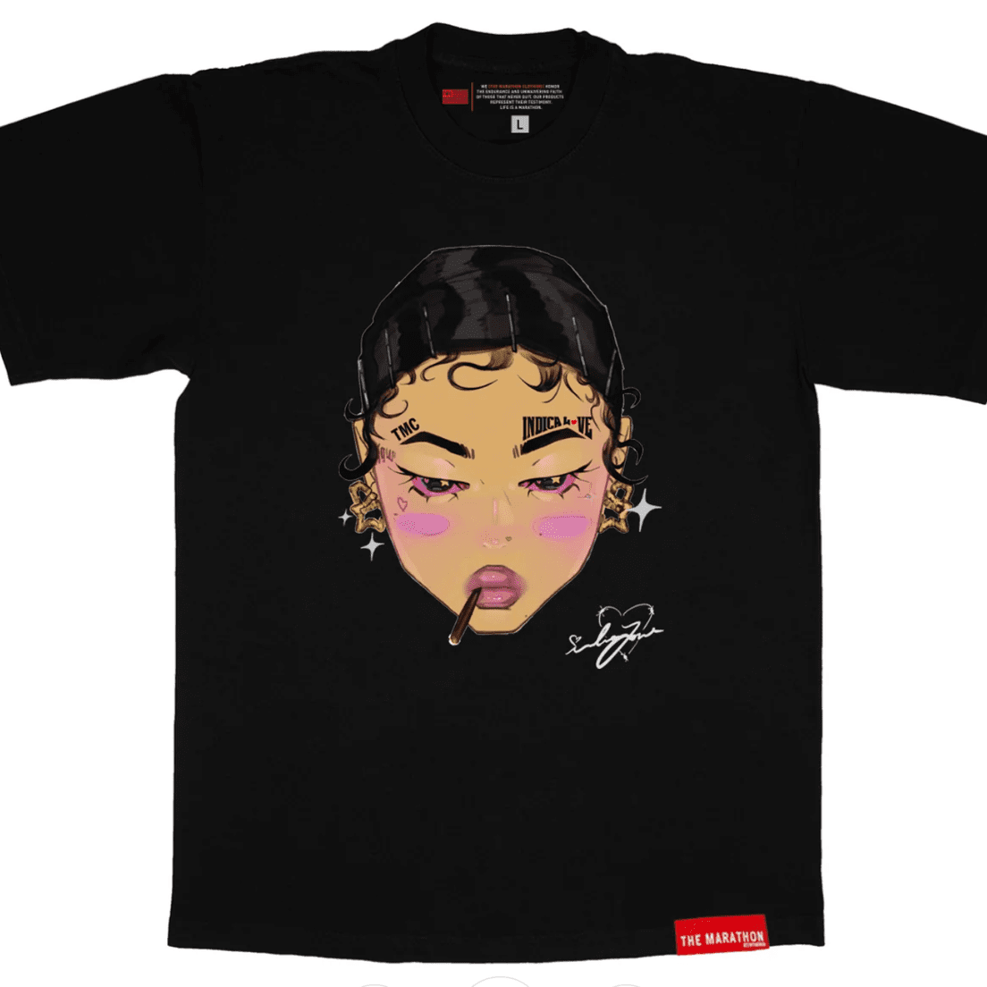 Indica Love Shirt BLACK 2XL