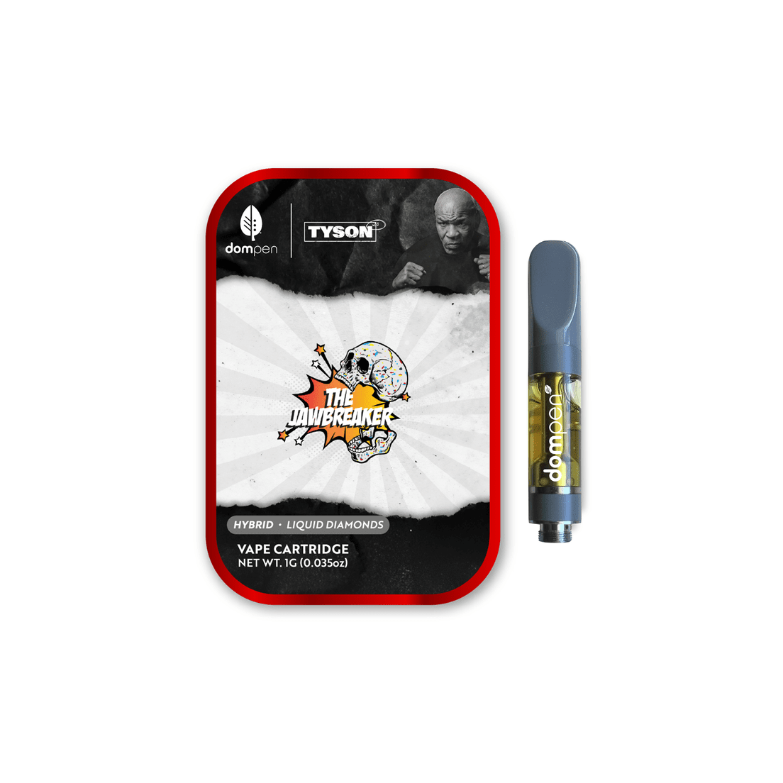 DomPen x Tyson | Vape Cart | 1g | Diamonds | The Jawbreaker