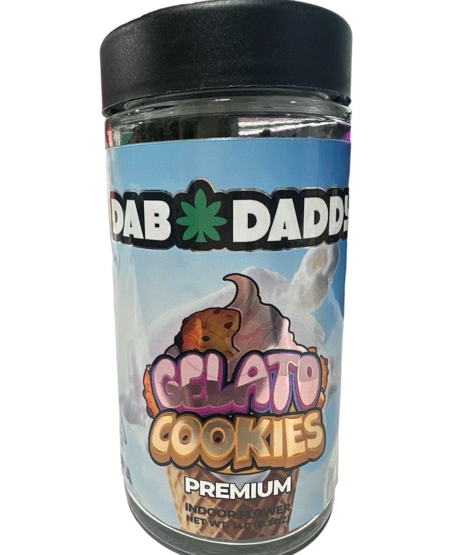 Dab Daddy - 1/2 Oz Premium Flower - Gelato Cookies - 14g