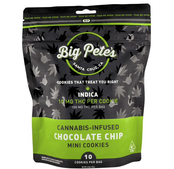 Big Pete’s - Chocolate Chip Cookies- Indica! - 100mg, NEW LOWER PRICE!