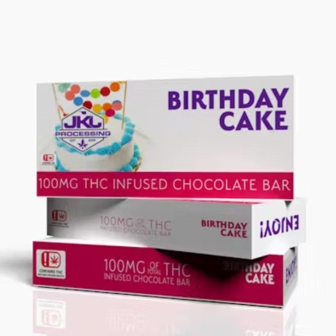 JKJ Chocolate Bar -Birthday Cake 100MG