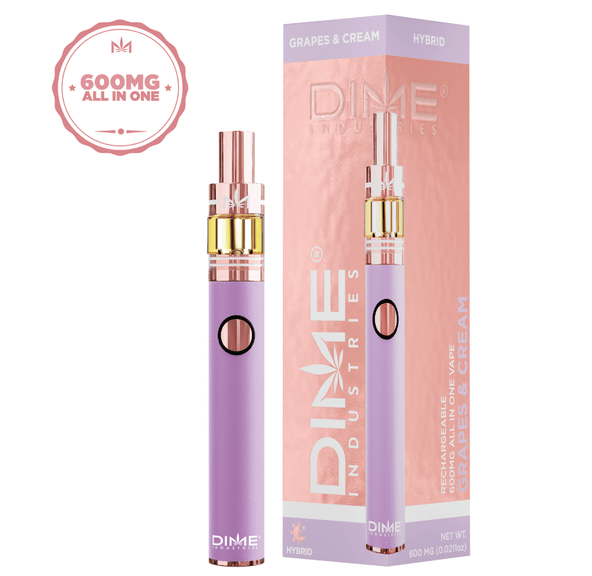 Dime - Rosin - Grapes & Cream - 600mg All-in-One (Hybrid)