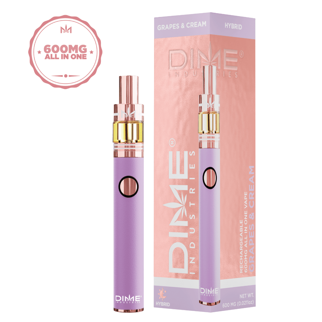 Dime - Rosin - Grapes & Cream - 600mg All-in-One (Hybrid)