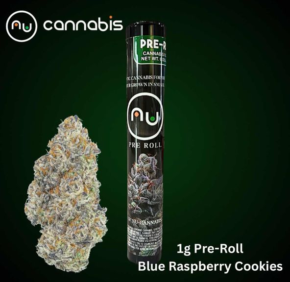 Blue Raspberry Cookies 1.2g - PRE ROLL