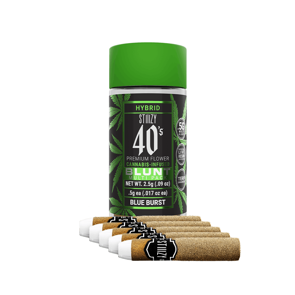 Stiiizy 40's 5pk Blunt Blue Burst $26