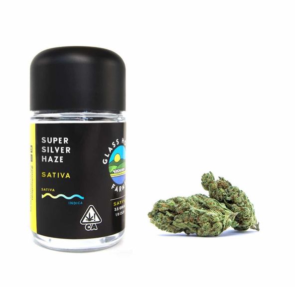 Glass House Farms Super Silver Haze 3.5g Jar