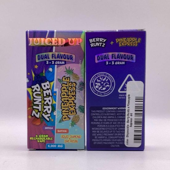 Juice - Disposable - Berry Runtz x Pineapple Express - 6G at Goodies |  Sweede