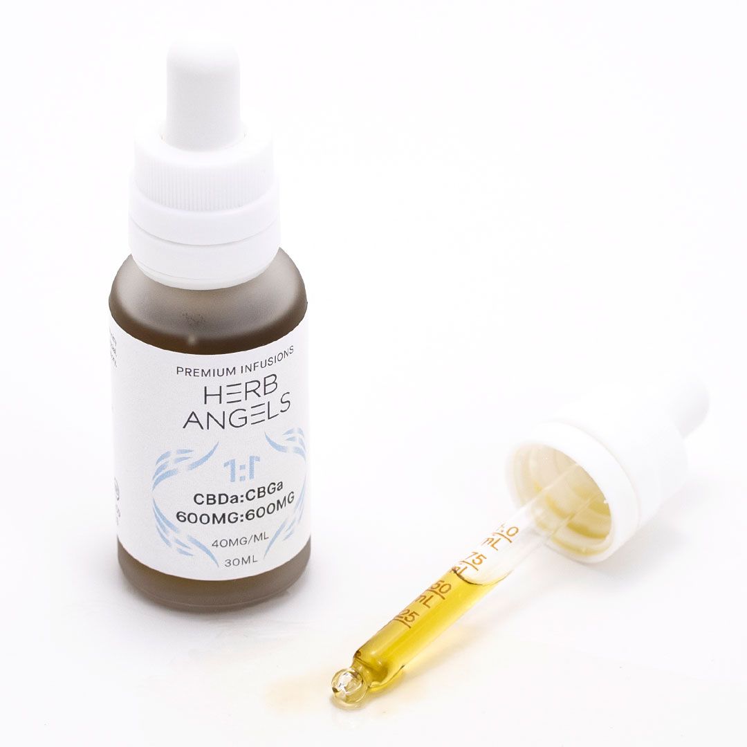 Infusion 1:1 600mg CBDa: 600mg CBGa by Herb Angels