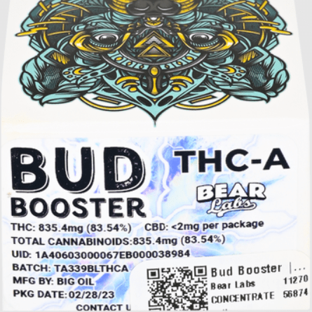 Bud Booster THCa - Bear Labs