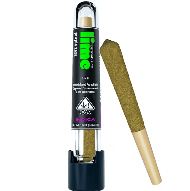 Diamond & Hash Infused (Single Pre Roll) | Purple Zaza