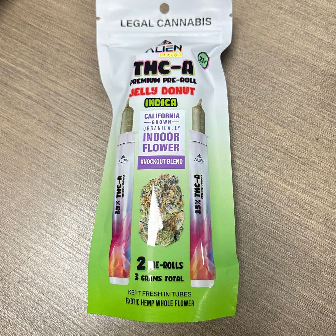 Alen Exotics THCA 2pk Pre-Roll - Jelly Donut
