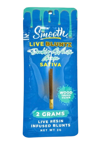 SMOOTH DOUBLE WHITE GRAPE INFUSED BLUNT 2G