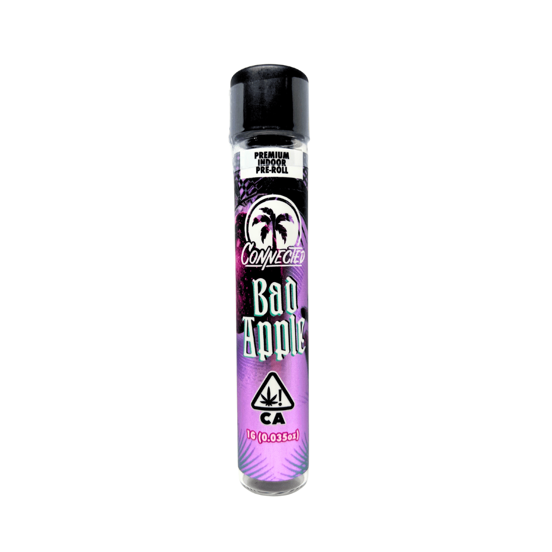 Connected - Bad Apple 100% Flower Indoor Pre Roll 1g