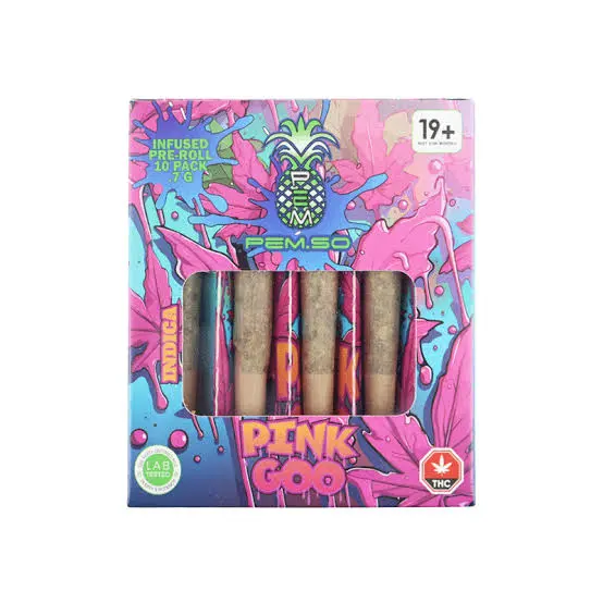 10 × 0.7g - Indica Infused Pre-Rolls PEM