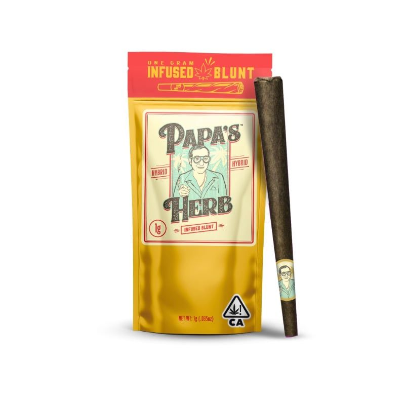 Papa's Herb - Blueberry Zlushie Infused Blunt 1g