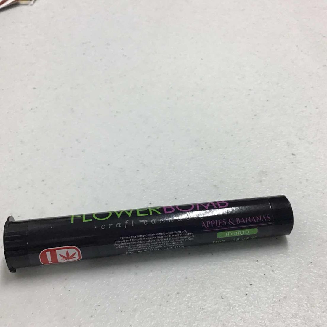 Apples & Bananas Flower Bomb Infused Preroll 1g