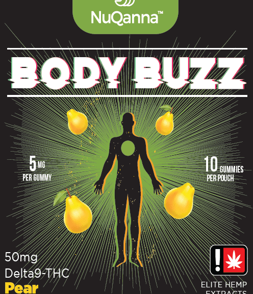 Body Buzz: Full Spectrum: 50mg: Pear