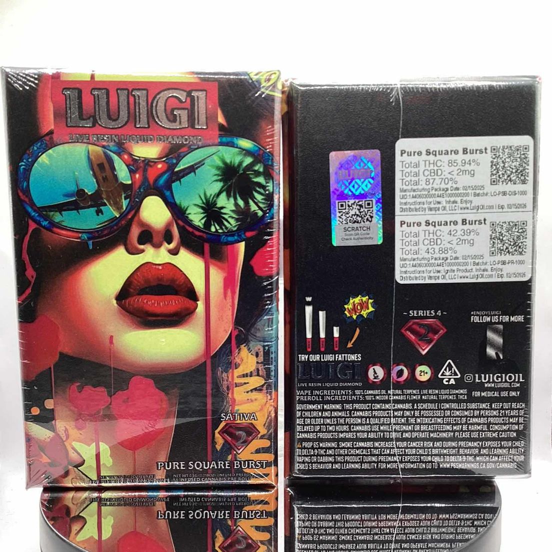 Luigi - Disposable - Pure Square Burst - 2G,