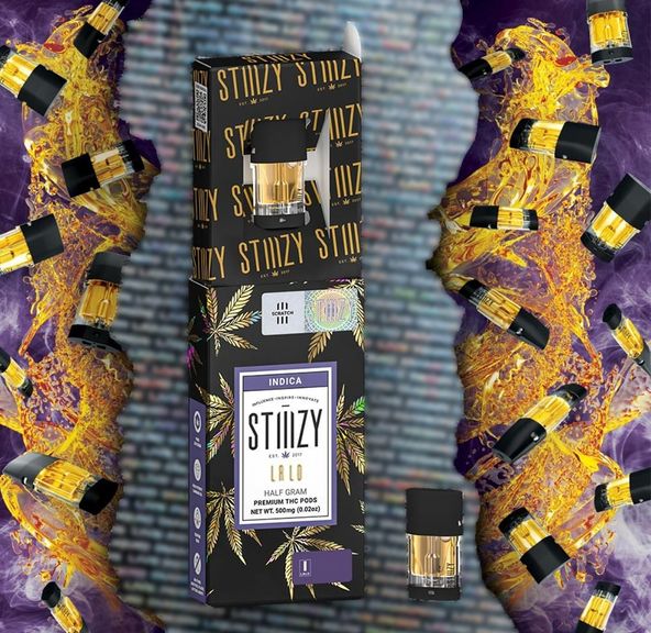 Stiiizy- White Widow Live Resin Liquid Diamonds Pod 0.5g (I)