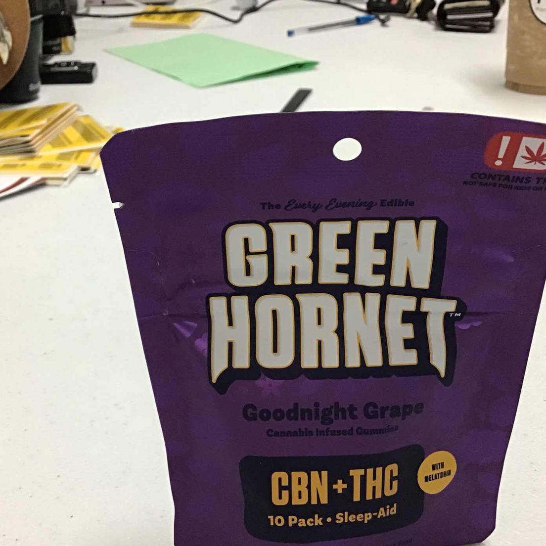 Green Hornet Gummy Goodnight Grape