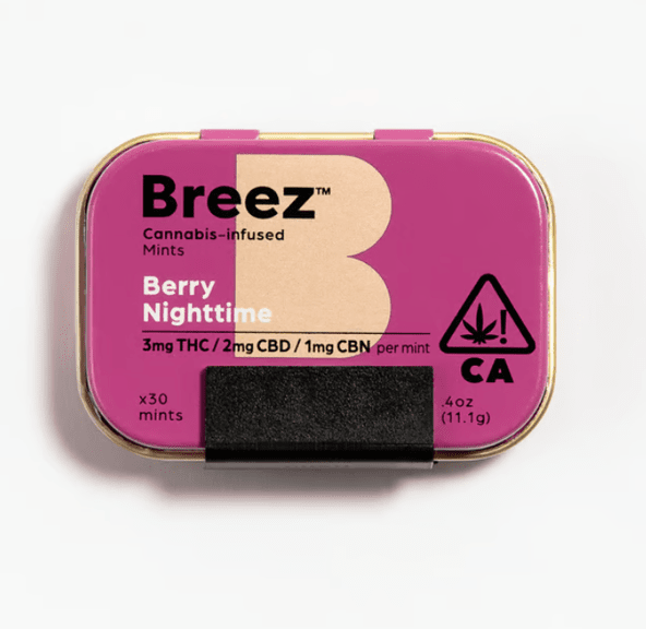 BREEZ MINTS- BERRY NIGHTTIME MINT TINS CBN