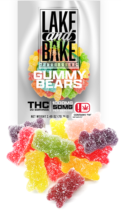 1000mg Gummy Bears -20pk