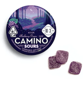 Kiva - Blackberry Dream Sleep Camino Gummies (100mg THC / 30mg CBN)