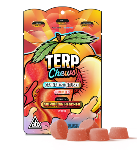 Absolute Xtracts Terp Chews Moroccan Peaches 100mg