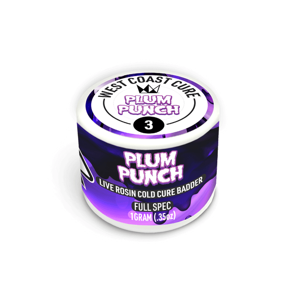 Plum Punch - 1g Live Rosin Cold Cure Badder - T3