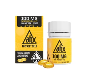 ABX Soft Gel 10ct THC 1000mg