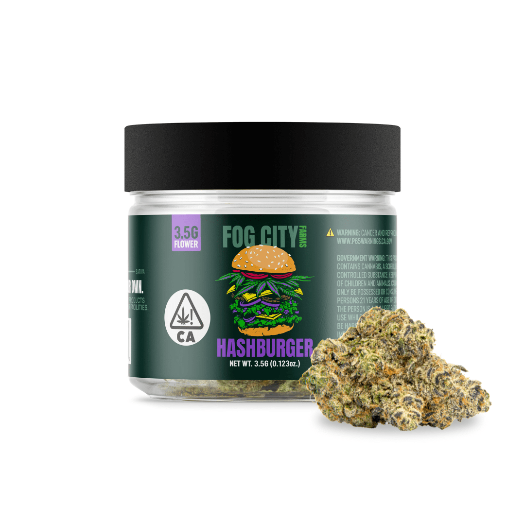 Fog City Farms - Hashburger 3.5g Premium Indoor Flower 3.5g