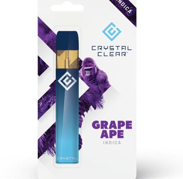 Crystal Clear - Grape Ape - 1g Disposable 1g