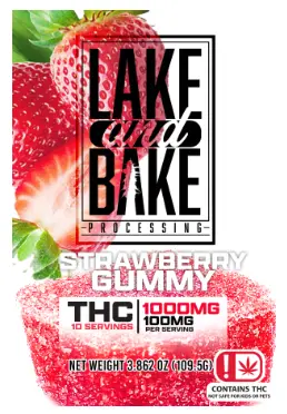 1000mg Gummies - Strawberry