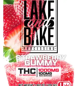 1000mg Gummies - Strawberry